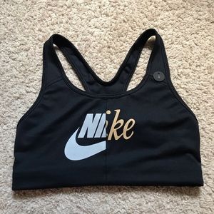 Nike Classic Sports Bra Dri-Fit - Black, Small